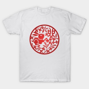 Chinese Zodiac ver.2 Rabbit in Red T-Shirt